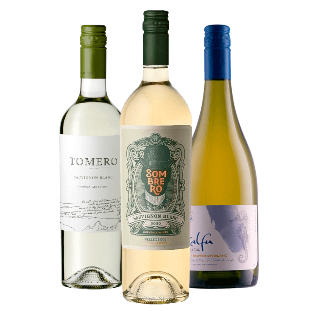 Kit Vinhos Sauvignon Blanc: Tomero, Sombrero, Kalfu