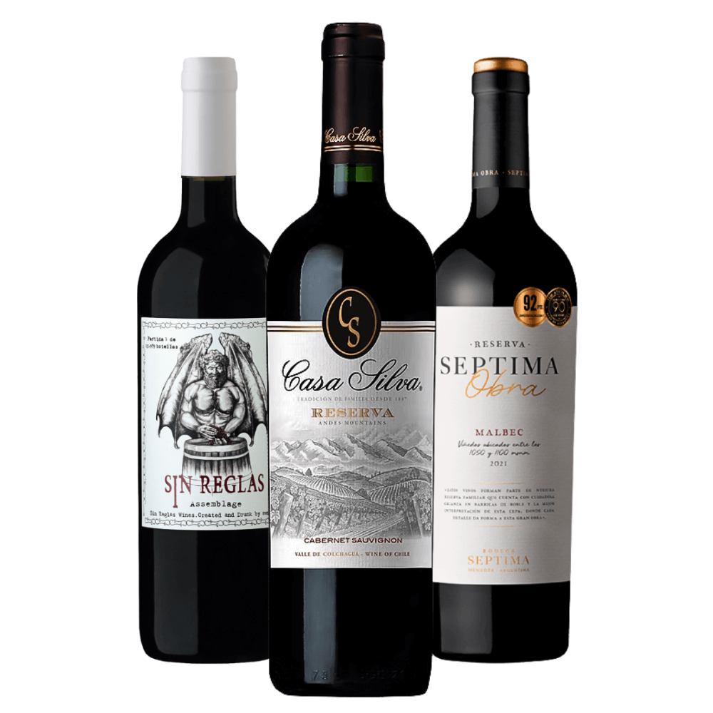 Kit Vinhos Sin Reglas, Casa Silva, Septima