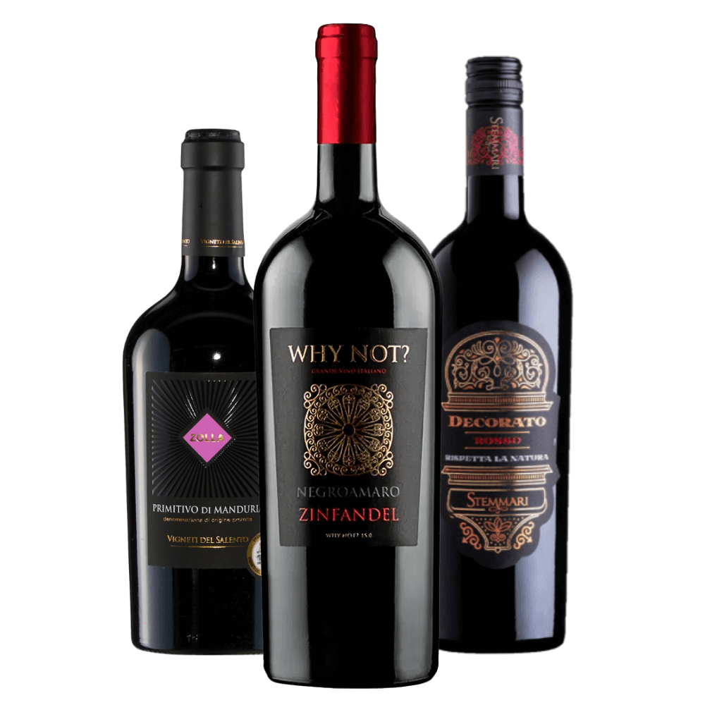 Kit Vinhos Tintos Italianos: Zolla, Why Not, Stemmari