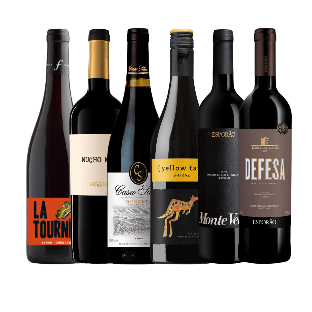 Kit Vinhos Tintos para Descobrir - 6 Unidades