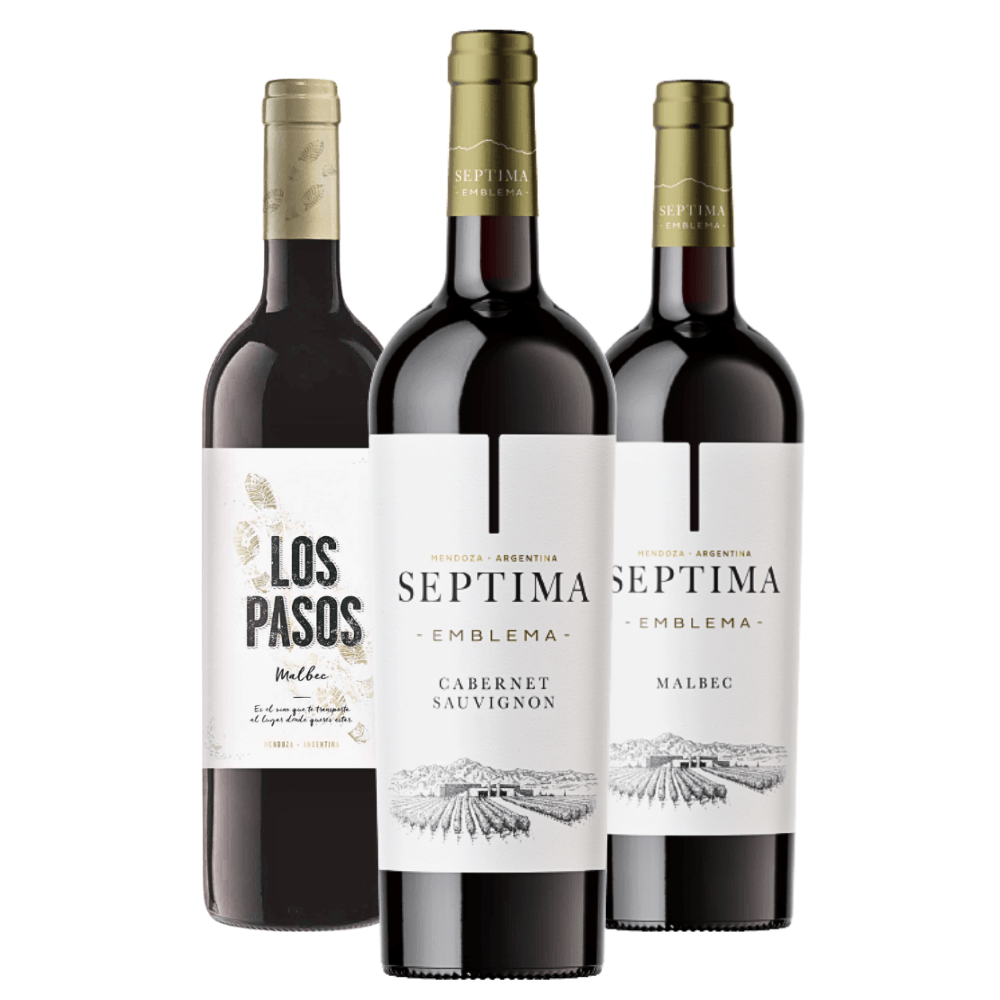 Kit Vinhos Tintos Septima - 3 Unidades