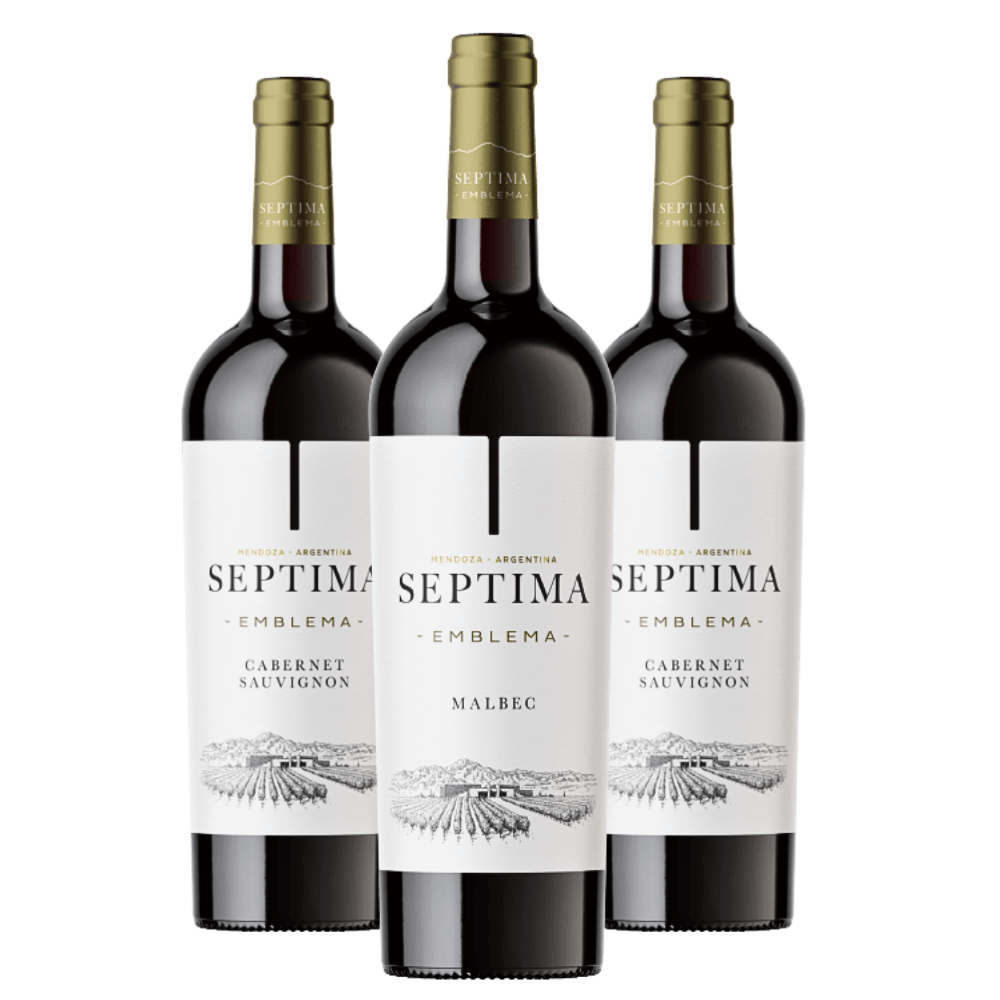 Kit Vinhos Tintos Septima Emblema: Cabernet Sauvignon e Malbec