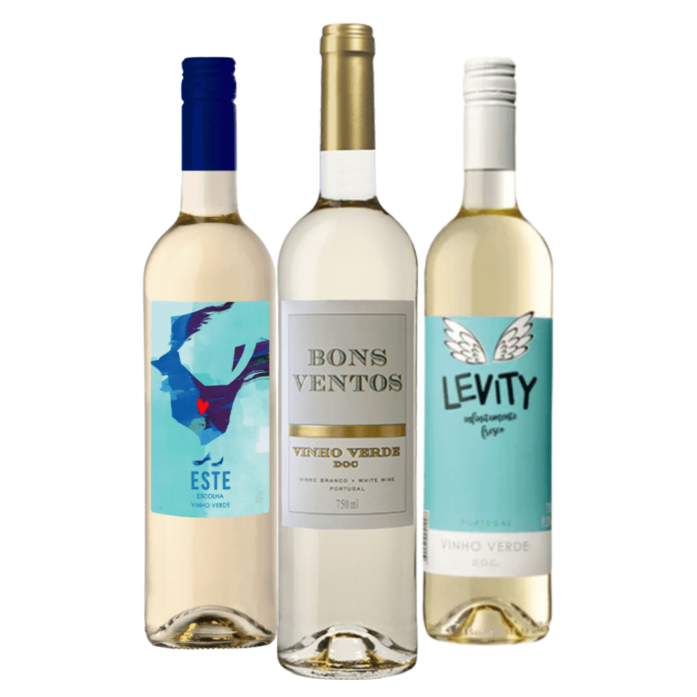 Kit Vinhos Verdes: ESTE, Bons Ventos, Levity