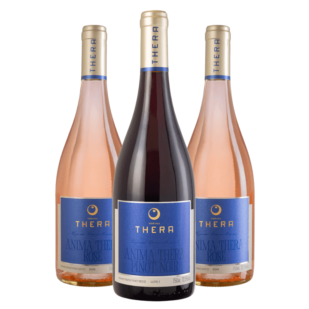 Kit Vinícola Thera Anima: 2 Rosé, Pinot Noir