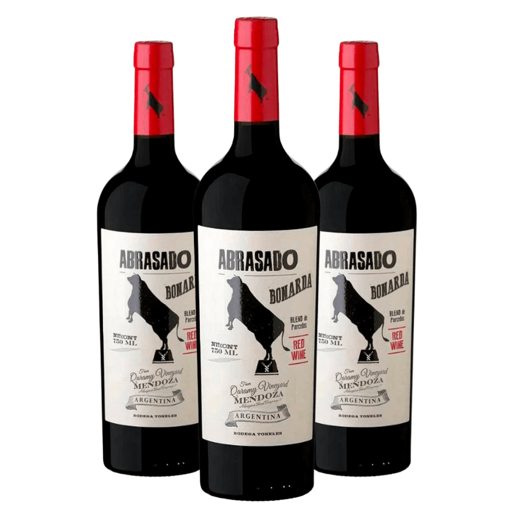 Vinho Abrasado Blend de Parcelas Bonarda - 3 Unidades