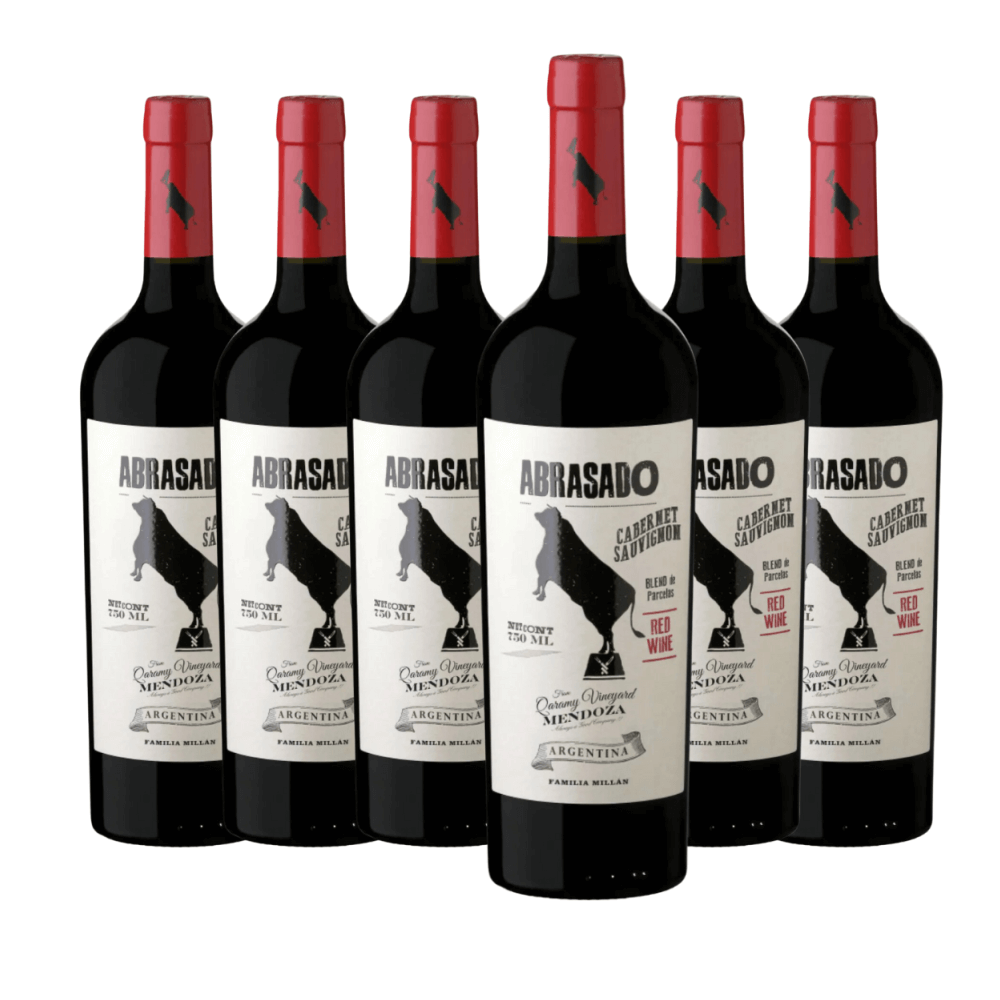 Vinho Abrasado Blend de Parcelas Cabernet Sauvignon - 6 Unidades