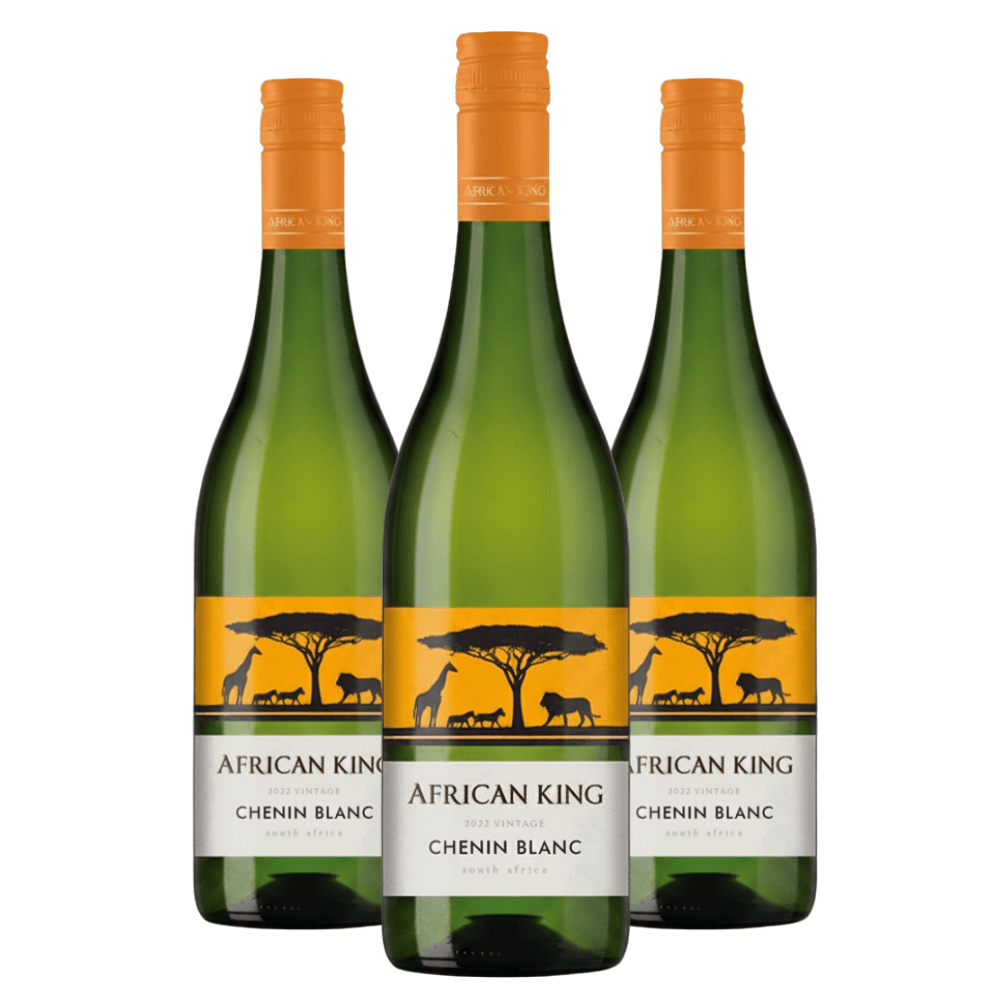 Vinho African King Chenin Blanc - 3 Unidades