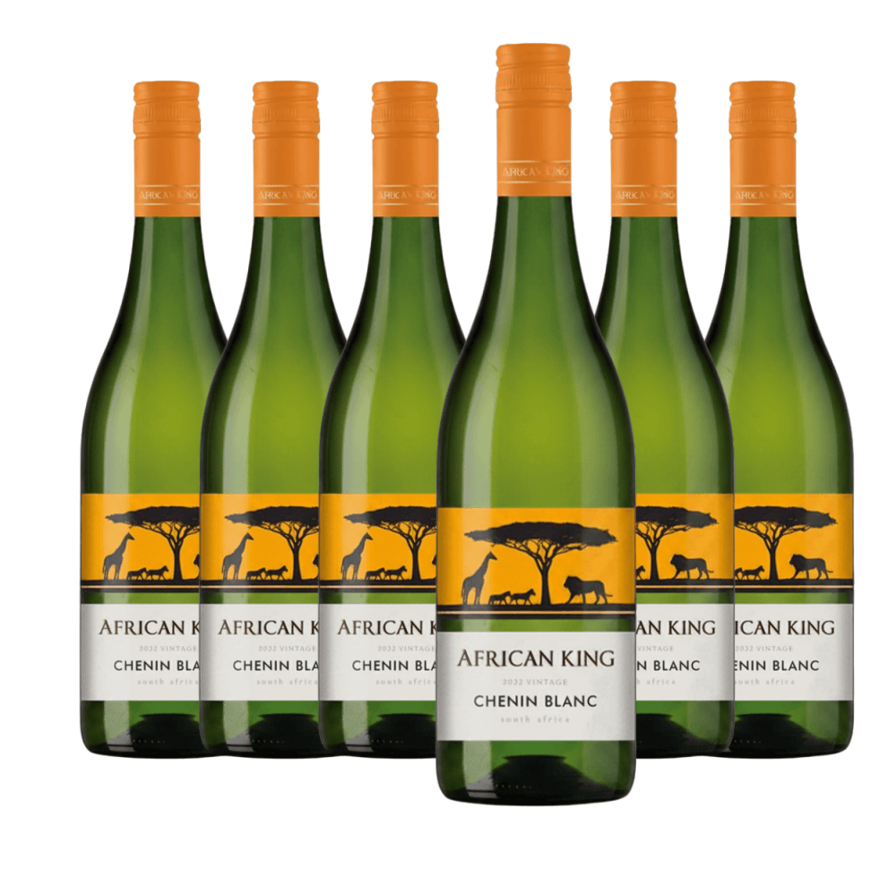 Vinho African King Chenin Blanc - 6 Unidades