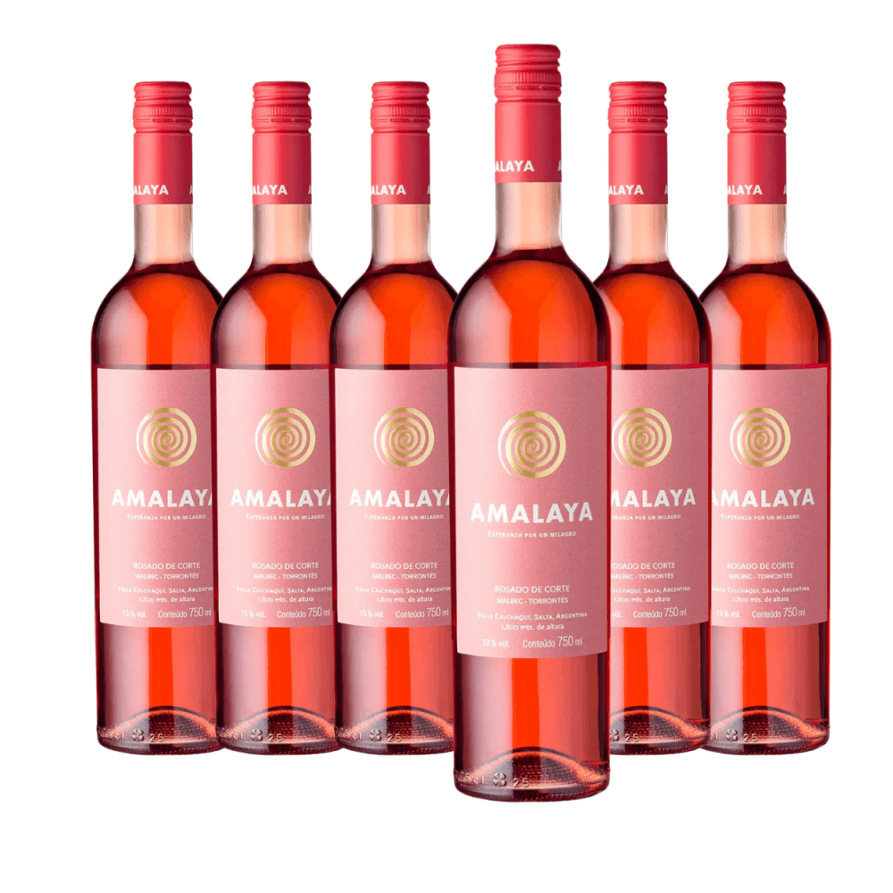 Vinho Amalaya Rosado de Corte - 6 Unidades