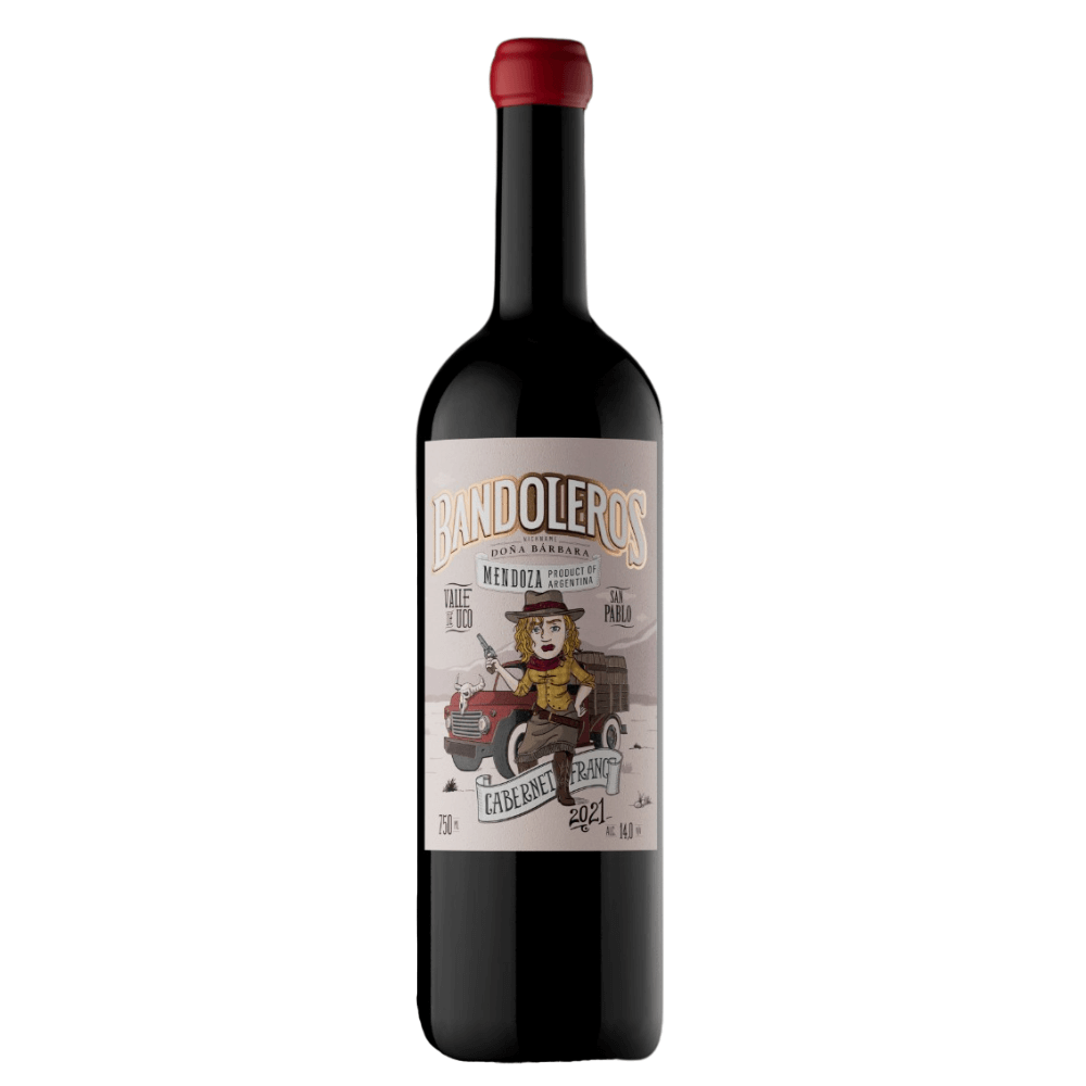 Vinho Bandoleros Doña Bárbara Cabernet Franc 2021