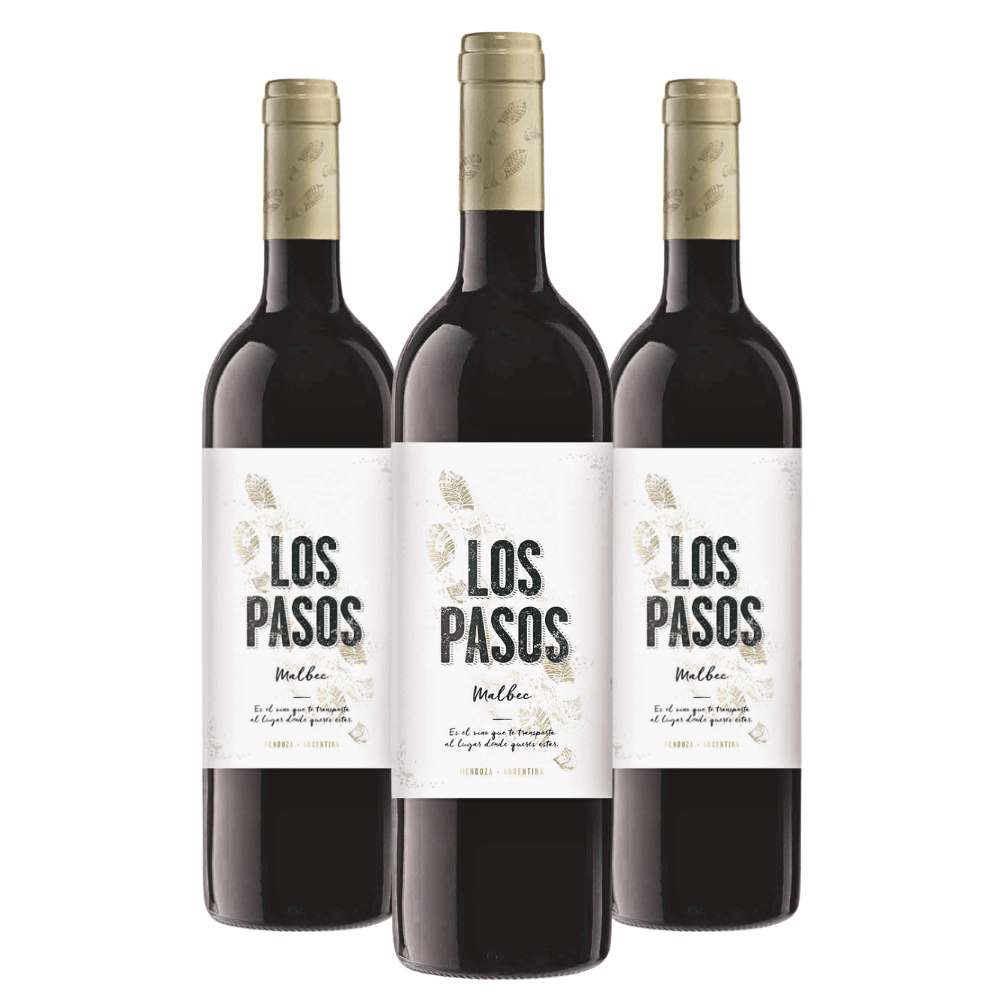 Vinho Bodega Septima Los Pasos Malbec - 3 Unidades