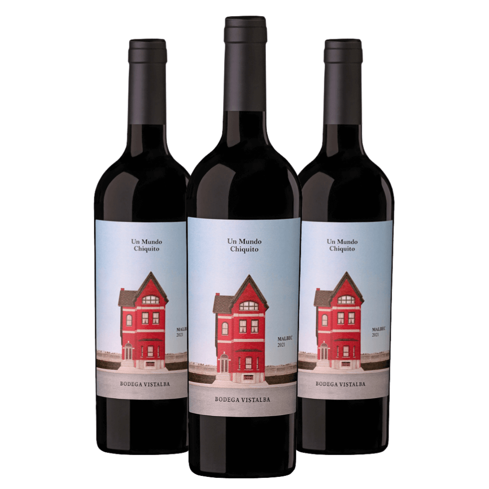 Vinho Bodega Vistalba Un Mundo Chiquito Malbec - 3 Unidades