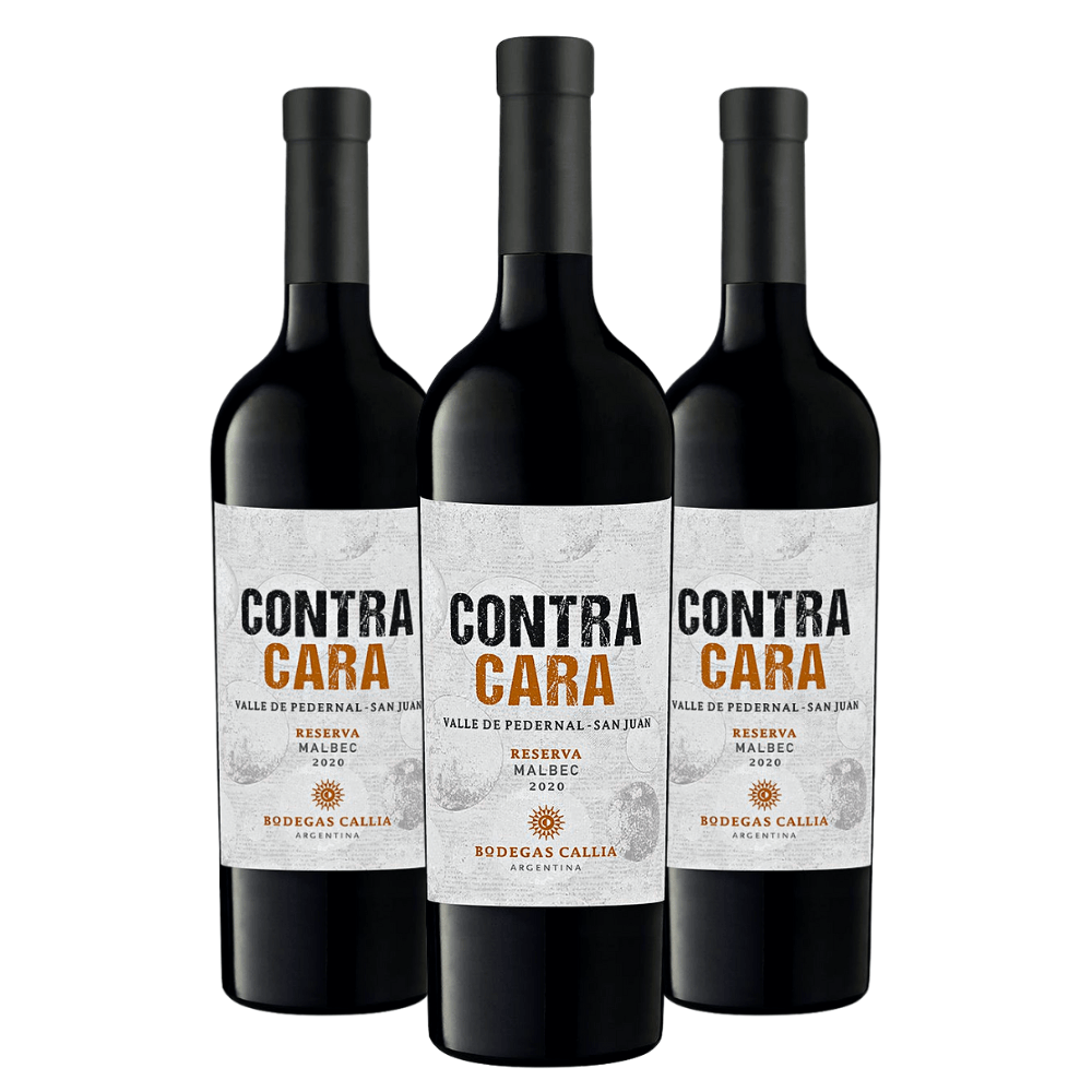 Vinho Bodegas Callia Contra Cara Reserva Malbec - 3 Unidades
