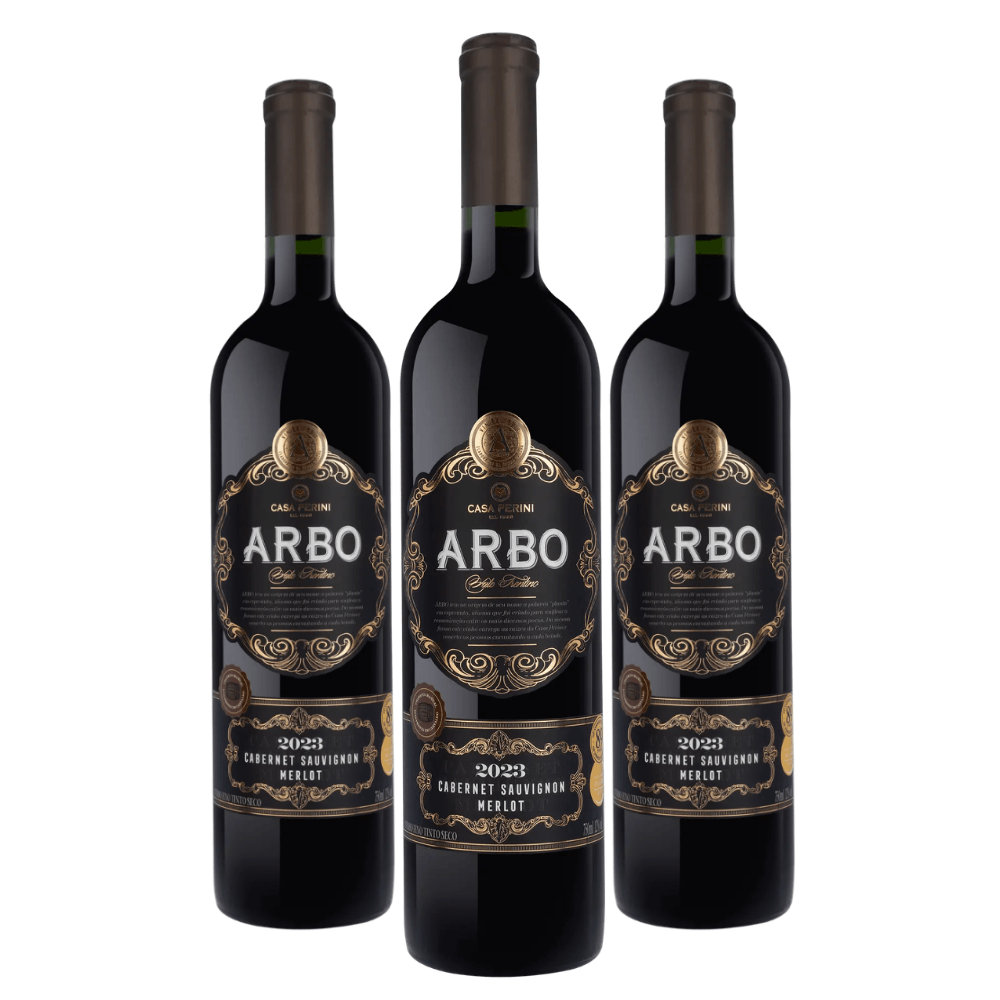 Vinho Casa Perini Arbo Assemblage Cabernet Sauvignon Merlot - 3 Unidades