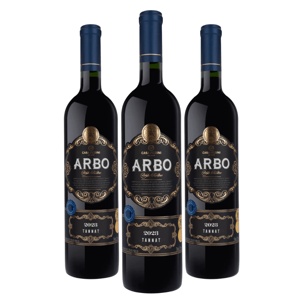 Vinho Casa Perini Arbo Tannat - 3 Unidades
