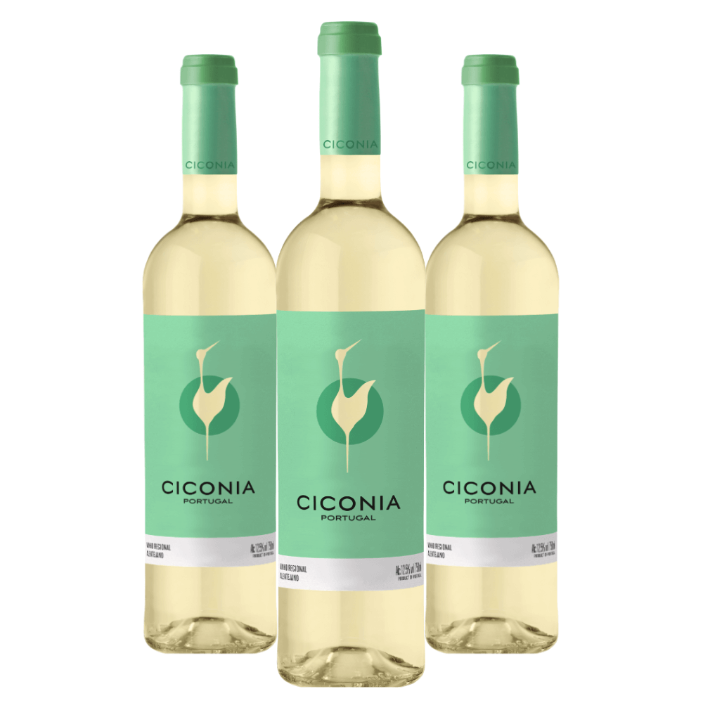 Vinho Casa Relvas Ciconia Alentejo Branco - 3 Unidades