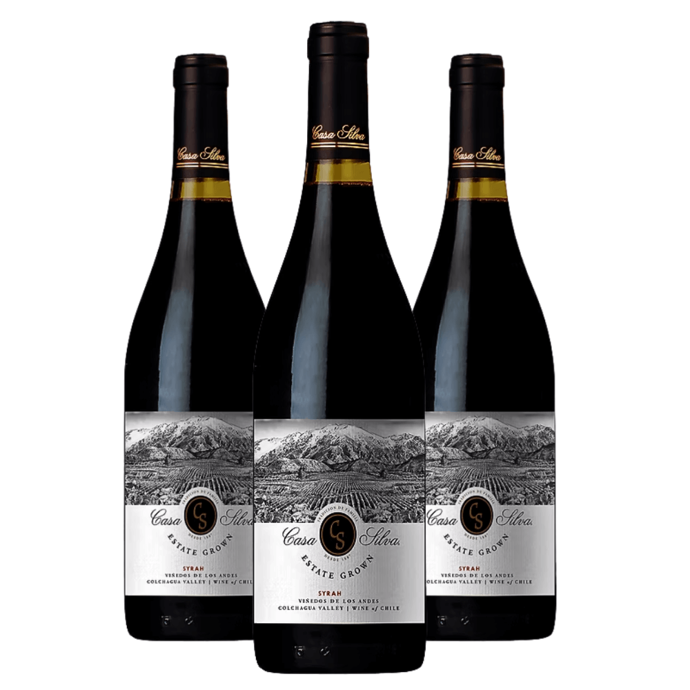 Vinho Casa Silva Estate Grown Syrah - 3 Unidades
