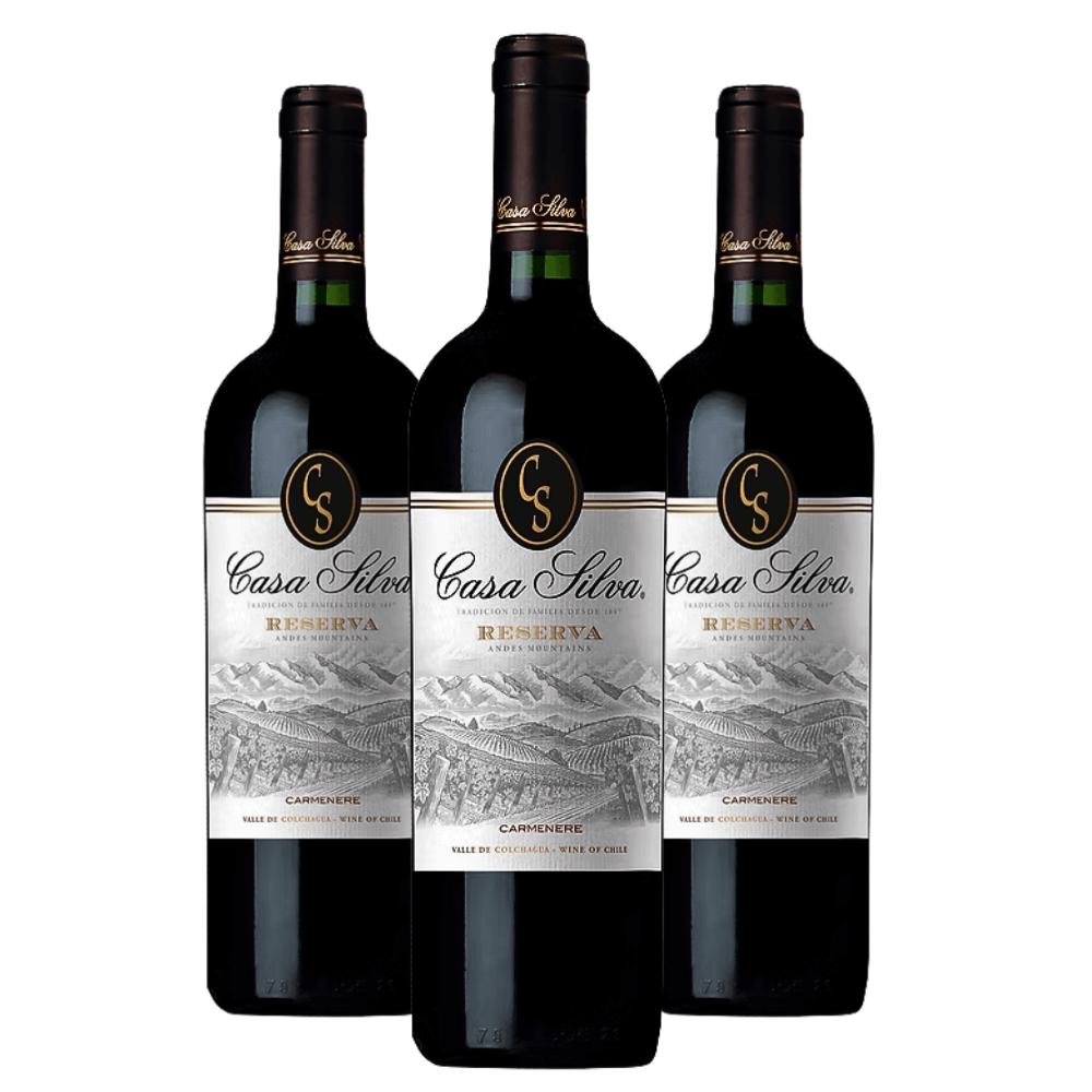 Vinho Casa Silva Reserva Carmènére - 3 Unidades