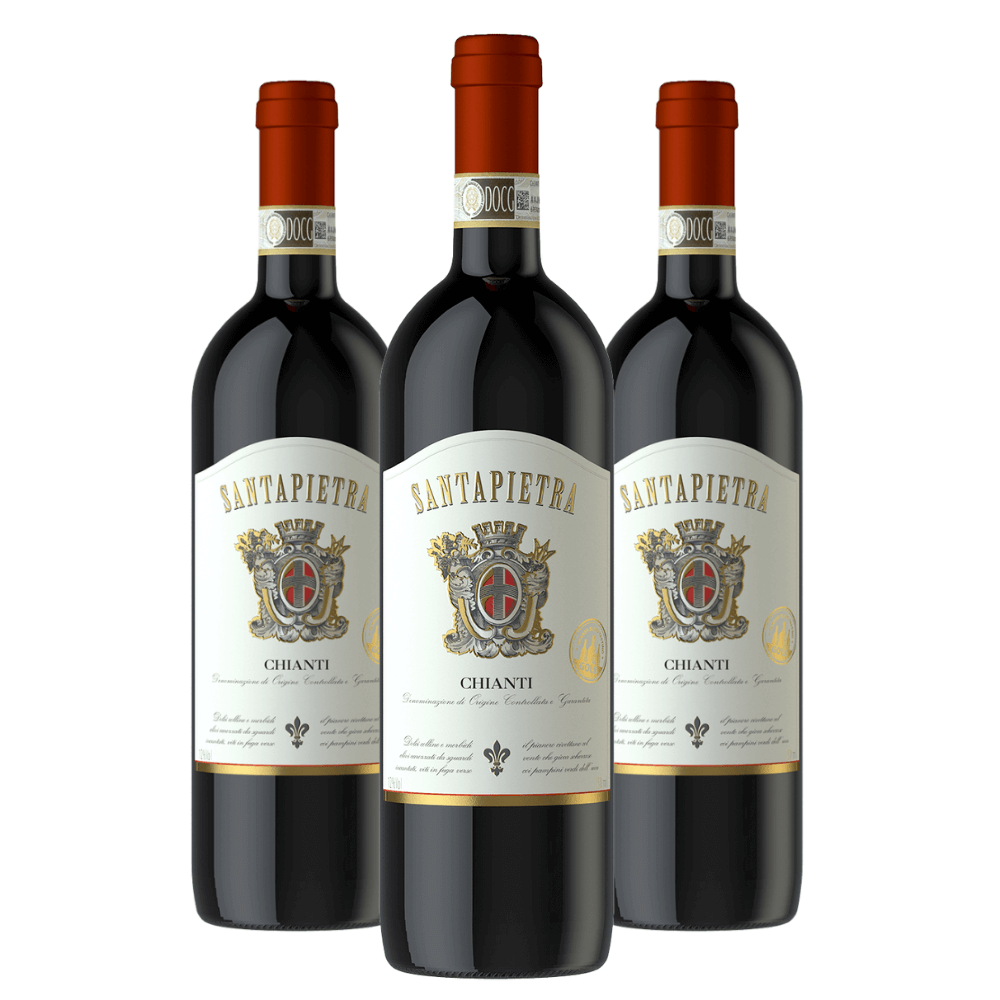 Vinho Castellani Santapietra Chianti DOCG - 3 Unidades