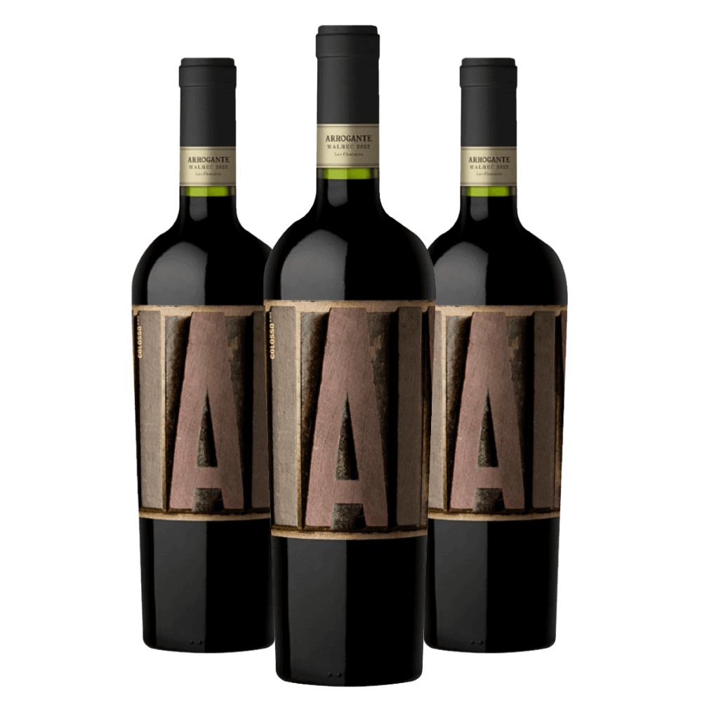 Vinho Colosso Wines Arrogante Malbec - 3 Unidades