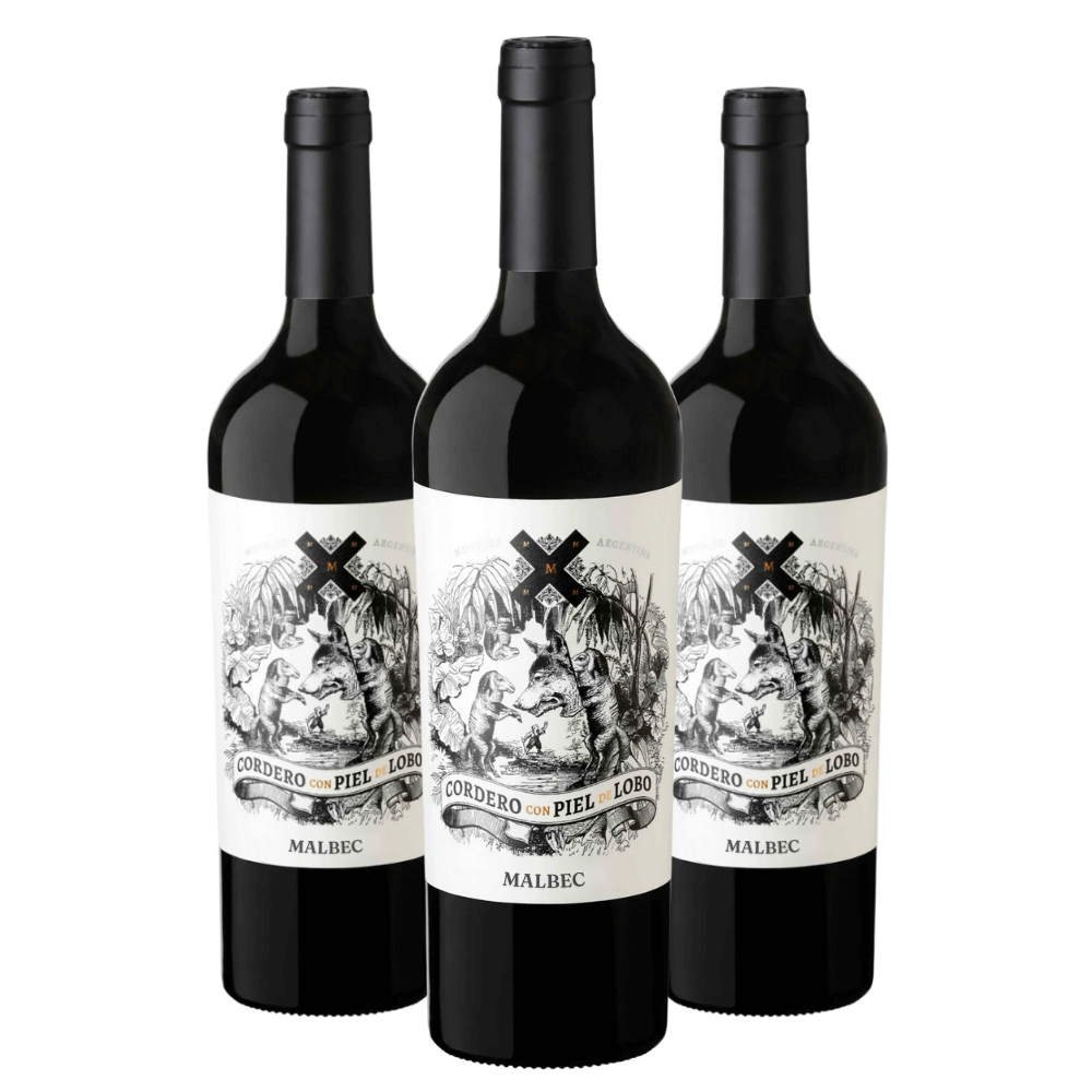 Vinho Cordero Con Pel de Lobo Malbec 2021 - 3 Unidades