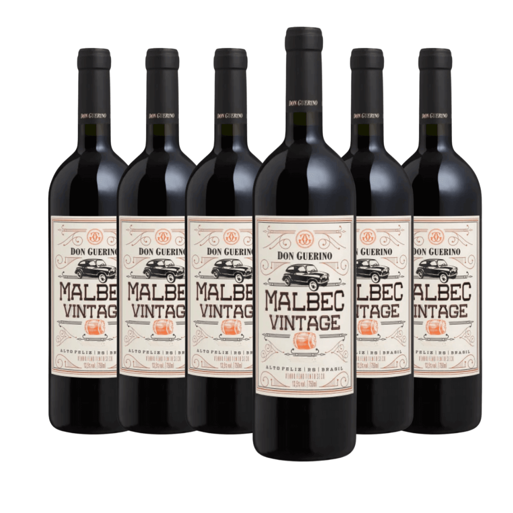 Vinho Don Guerino Vintage Malbec - 6 Unidades