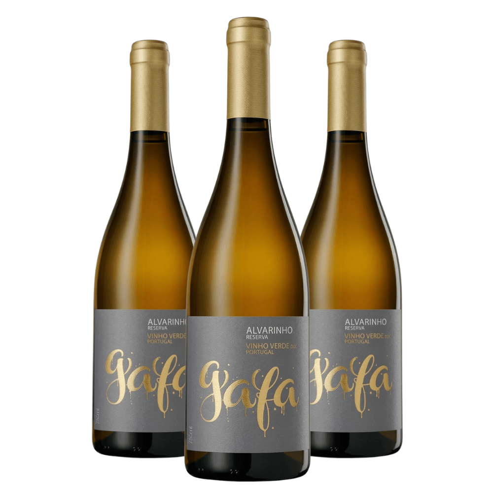 Vinho Gafa Alvarinho Vinho Verde Reserva Branco - 3 Unidades