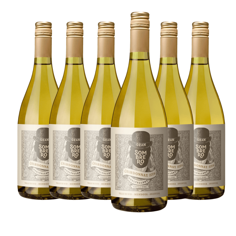 Vinho Huentala Wines Gran Sombrero Chardonnay - 6 Unidades