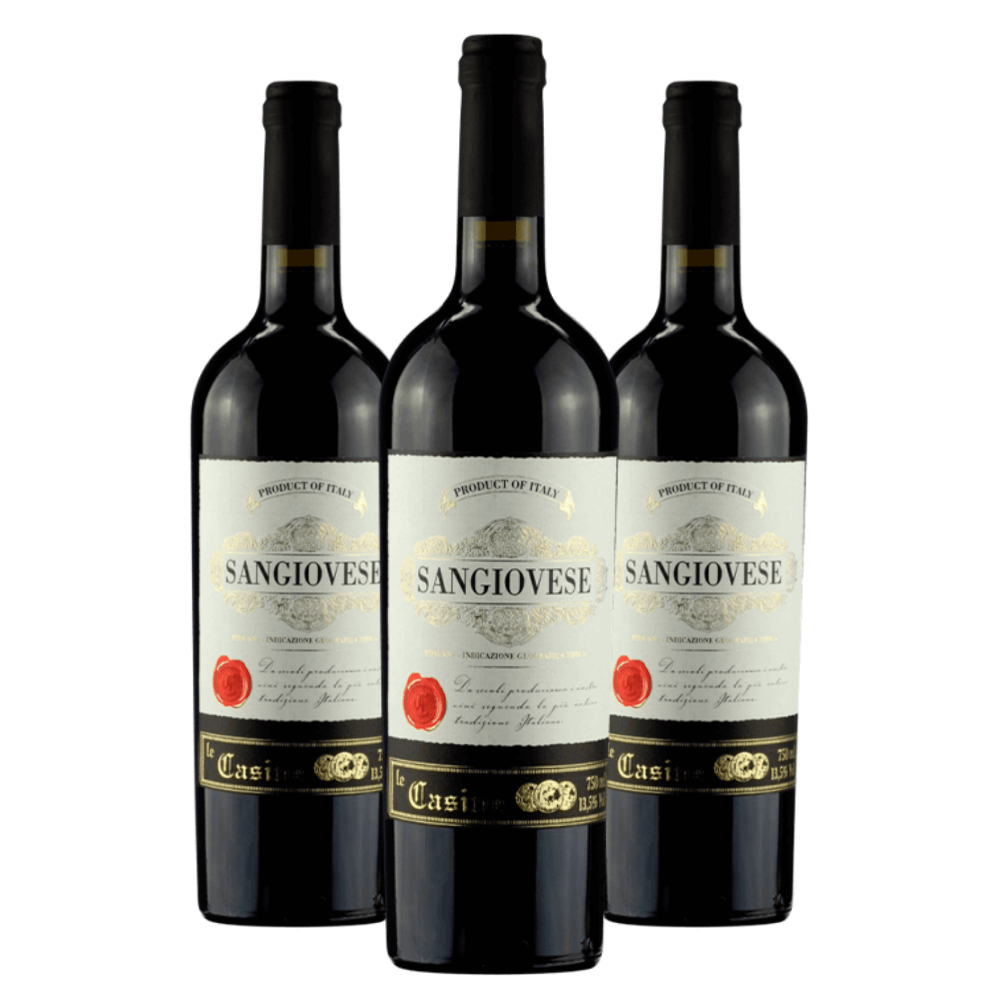 Vinho Le Casine Toscana IGT Sangiovese - 3 Unidades