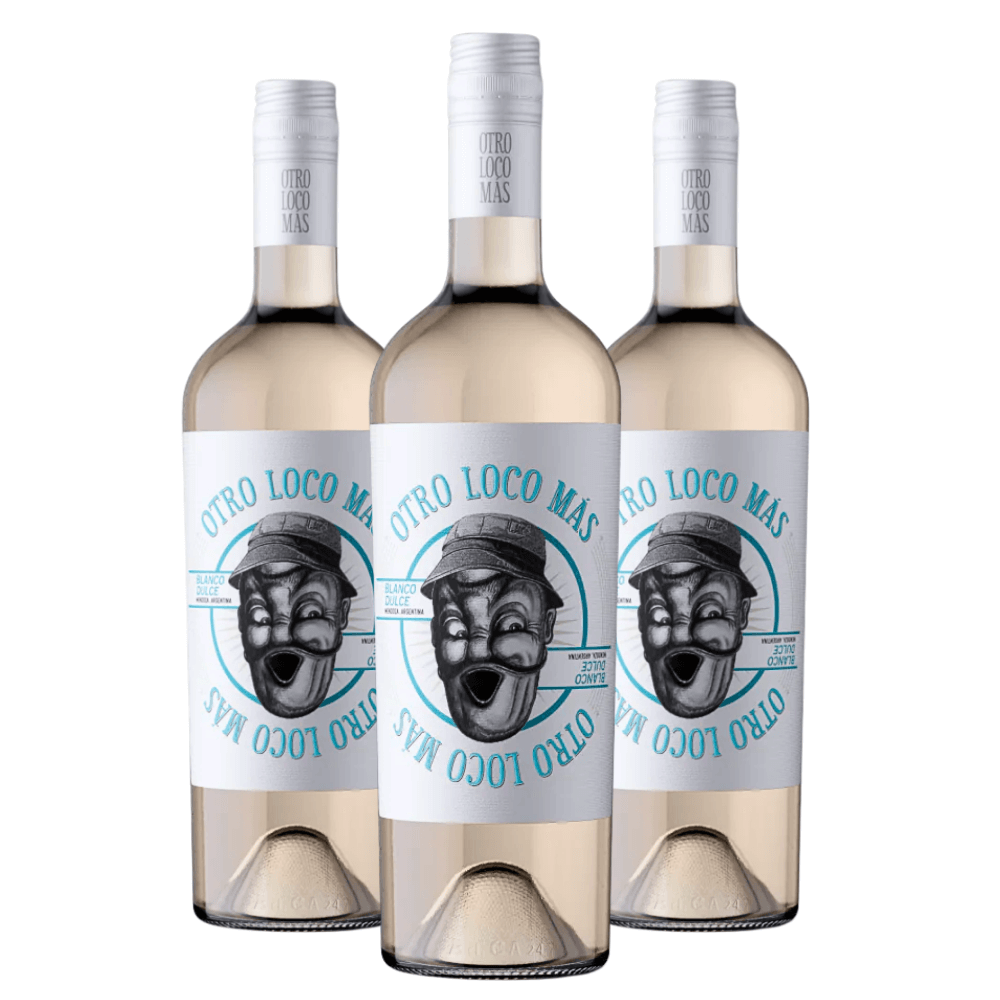 Vinho Otro Loco Más Blanco Dulce - 3 Unidades