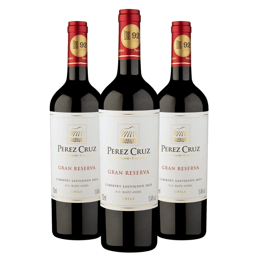 Vinho Perez Cruz Cabernet Sauvignon Gran Reserva - 3 Unidades