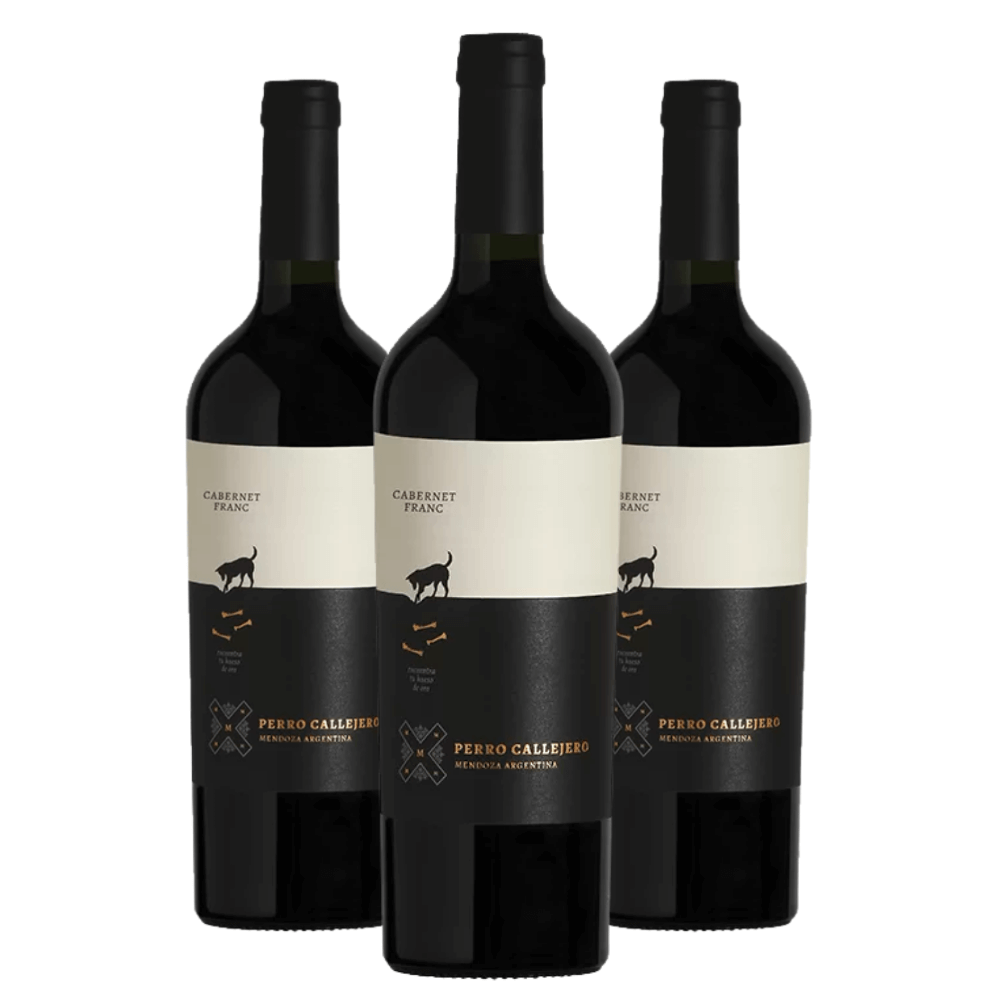 Vinho Perro Callejero Cabernet Franc - 3 Unidades