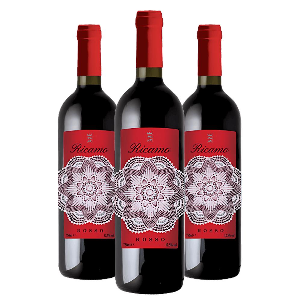 Vinho Ricamo Rosso - 3 Unidades