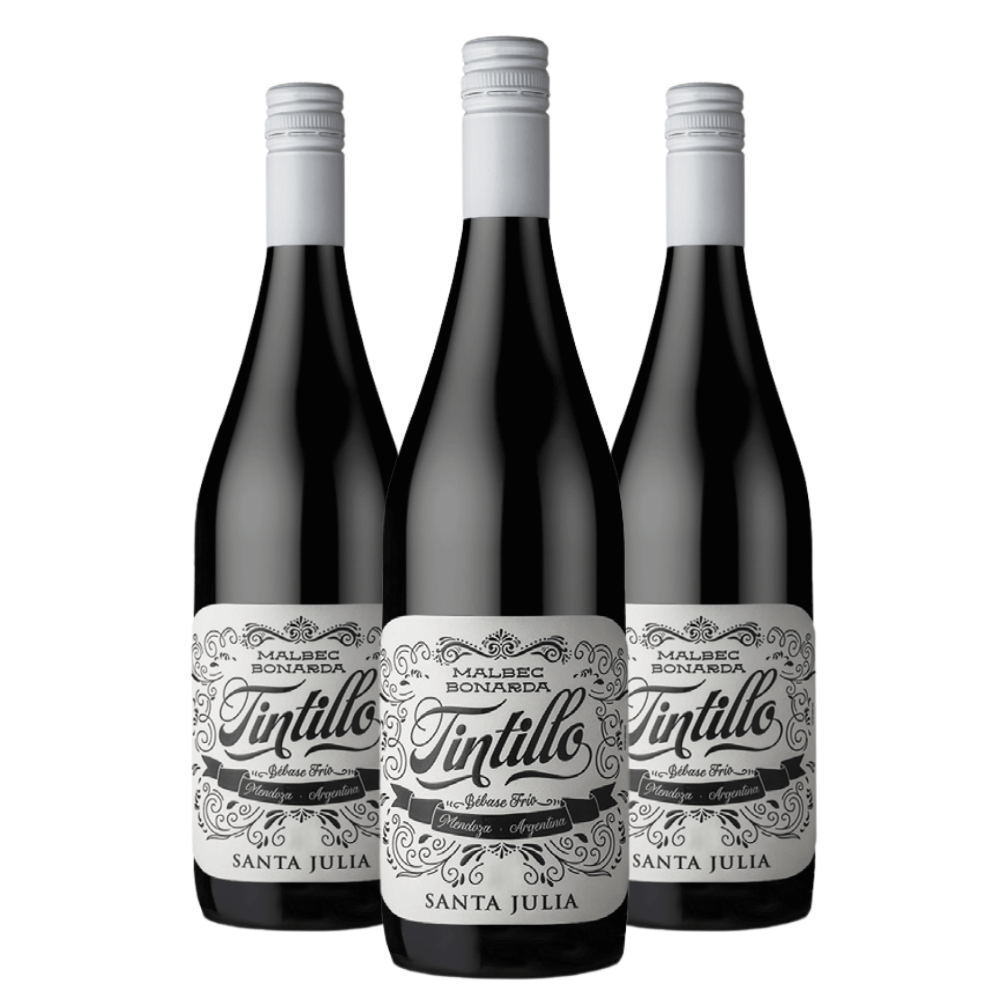 Vinho Santa Julia Tintillo Malbec Bonarda - 3 Unidades