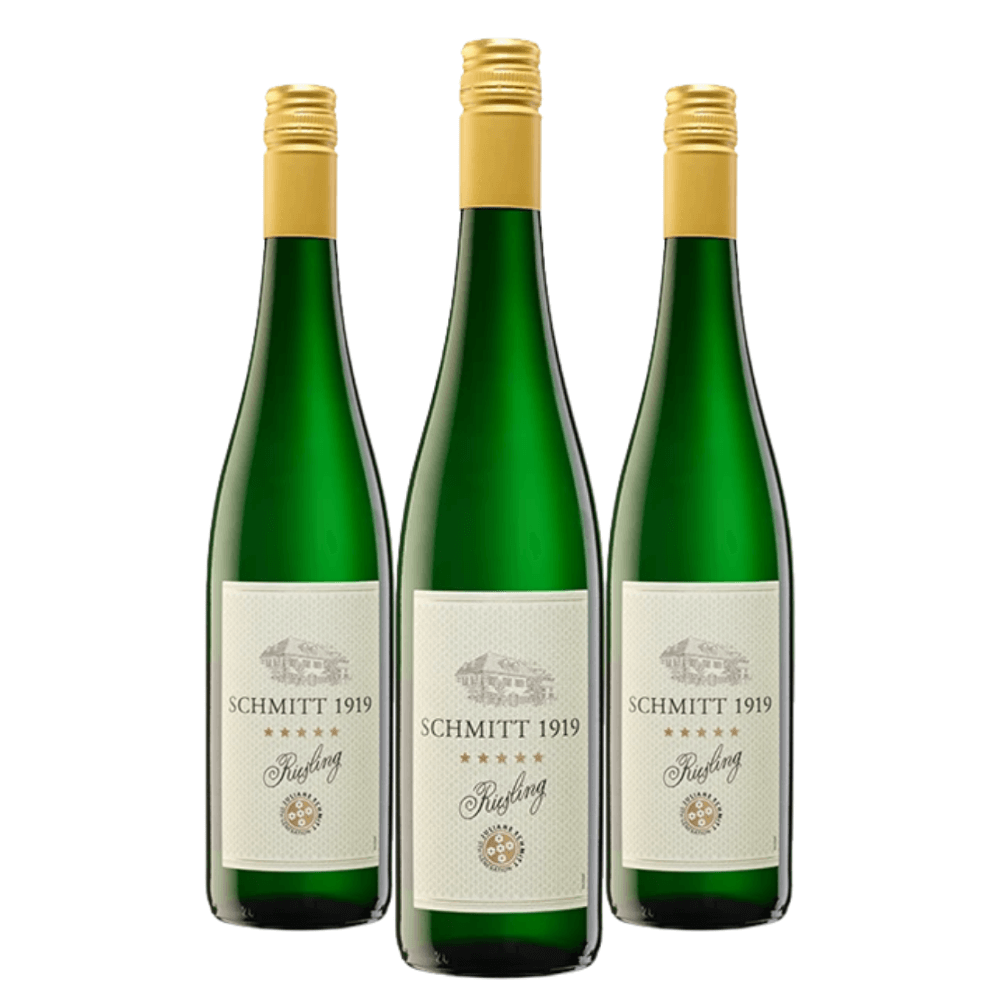 Vinho Schmitt 1919 Riesling Rhein Landwein Medium Dry - 3 Unidades