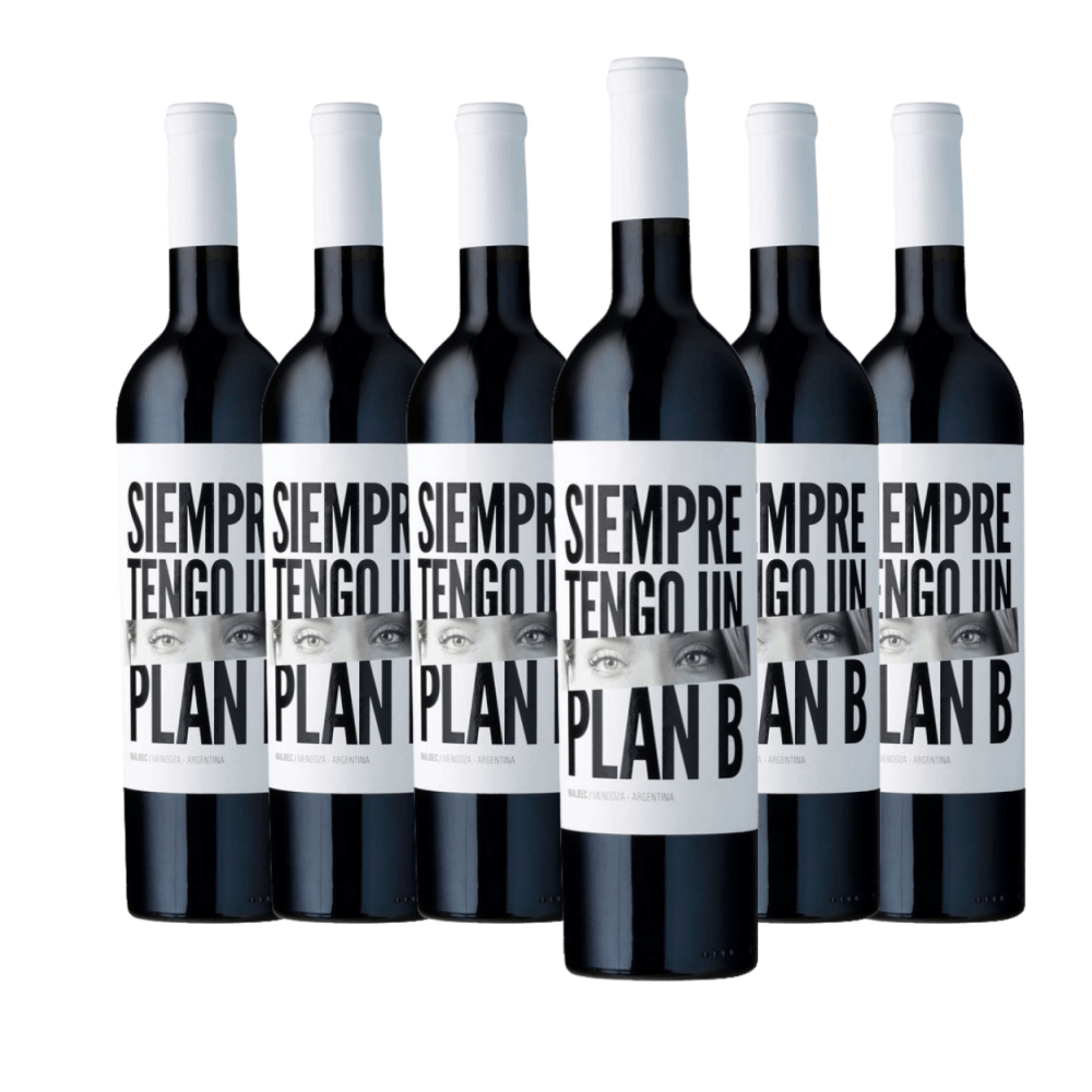 Vinho Siempre Tengo Un Plan B Malbec - 6 Unidades