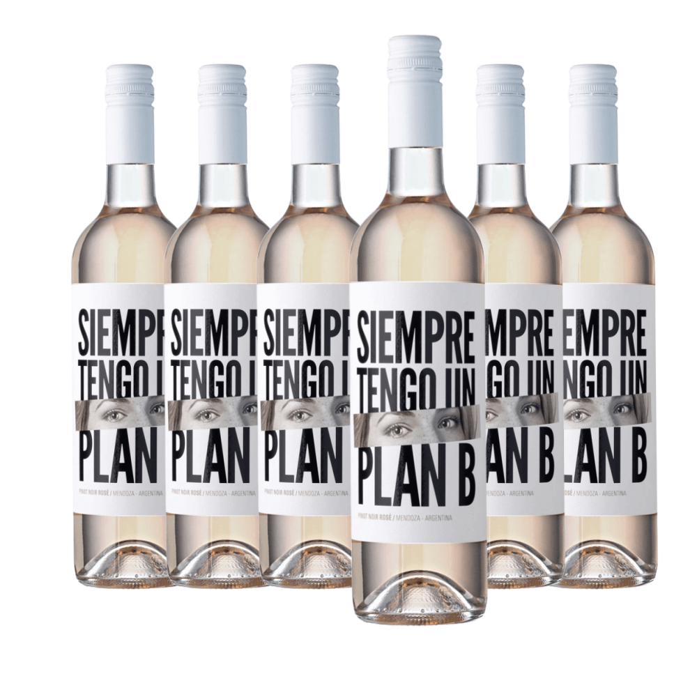 Vinho Siempre Tengo Un Plan B Rosé - 6 Unidades