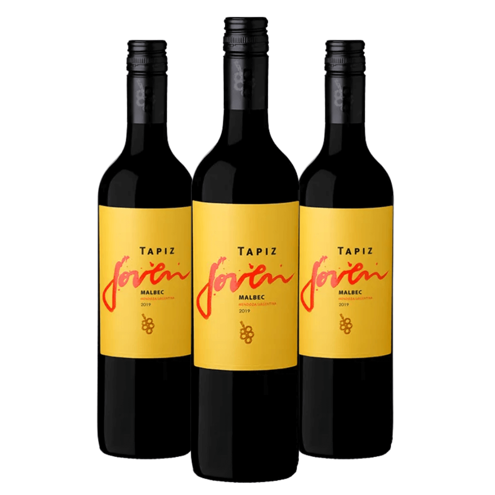 Vinho Tapiz Joven Malbec 2019 - 3 Unidades