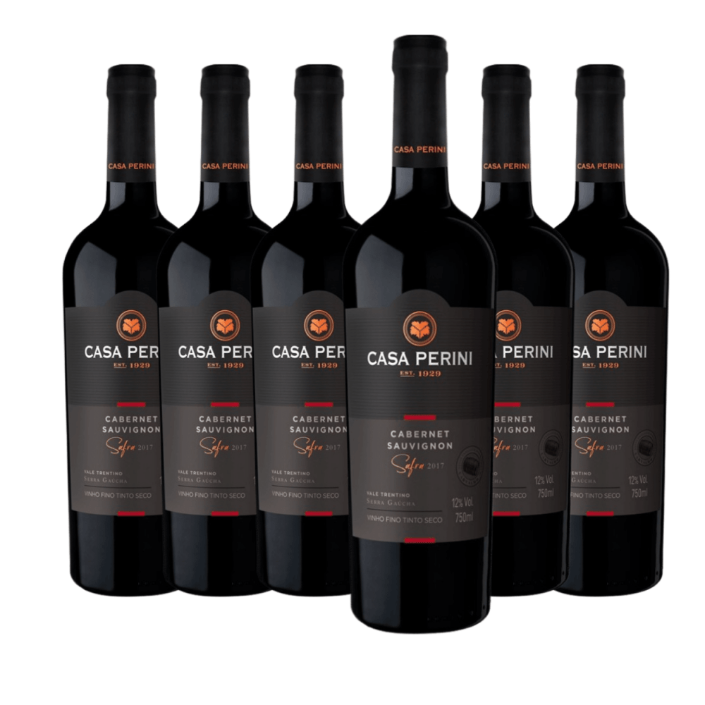 Vinho Tinto Casa Perini Cabernet Sauvignon - 6 Unidades
