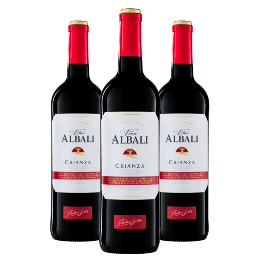 Vinho Viña Albali Crianza Tinto - 3 Unidades