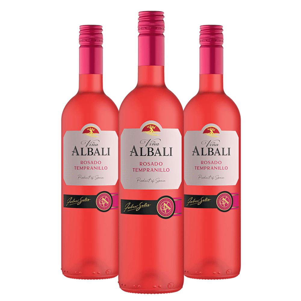 Vinho Viña Albali Jovem Rosé - 3 Unidades