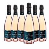 Espumante Casa Perini Extra Brut Rosado Lótus - 6 Unidades