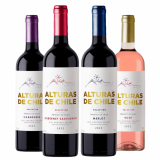 Kit Alturas de Chile: Carmènére, Cabernet, Merlot, Rosé