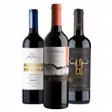 Kit Vinhos Chilenos: Merlot, Carmenere, Cabernet Sauvignon