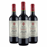Kit Vinhos Franc Beauséjour Bordeaux Tinto - 3 Unidades