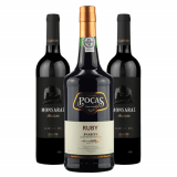 Kit Vinhos Portugueses: Vinho do Porto Ruby, Monsaraz