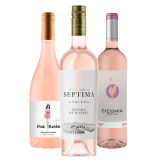 Kit Vinhos Rosés: França, Argentina, Portugal