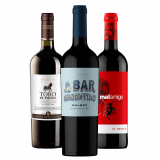 Kit Vinhos Tintos: Chile, Argentina, Espanha