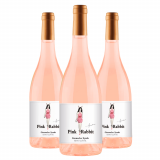 Vinho Rabbit Family Wines Pink Rabbit Garnacha Syrah Rosé - 3 Unidades