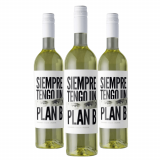 Vinho Siempre Tengo Un Plan B Chardonnay - 3 Unidades